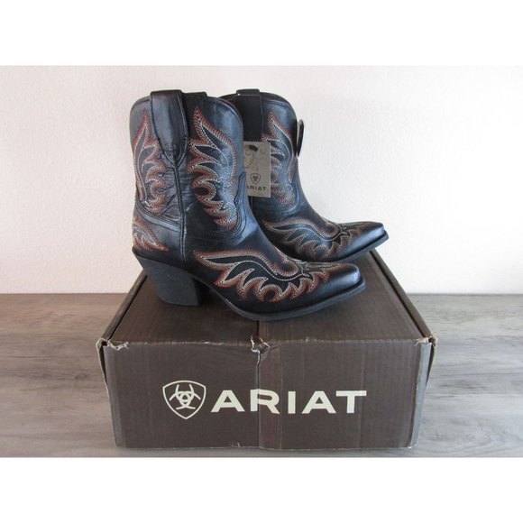Ariat Shoes Ariat Womens Chandler Western Snip Toe Bootie Spade
